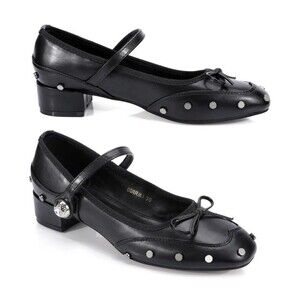New Zelaprox Square Toe Mary Jane Pumps Shoes 38/7.5 Whimsigoth Steampunk Fairy